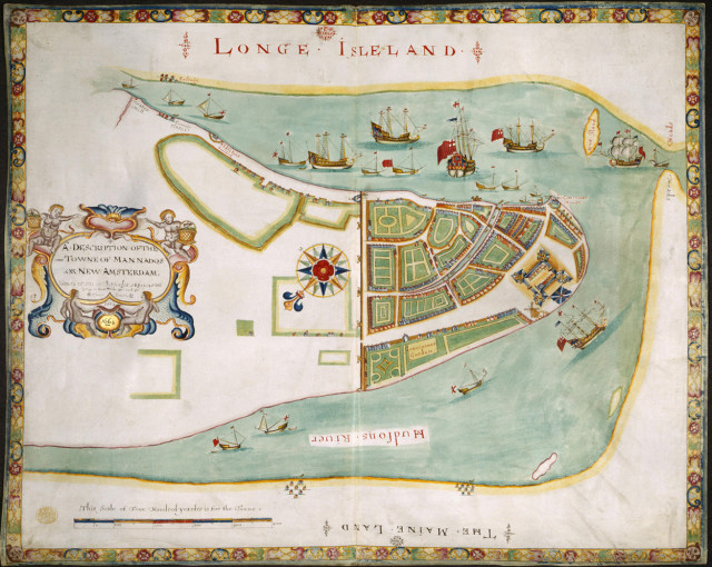 Plano de Nueva Amsterdam, 1661